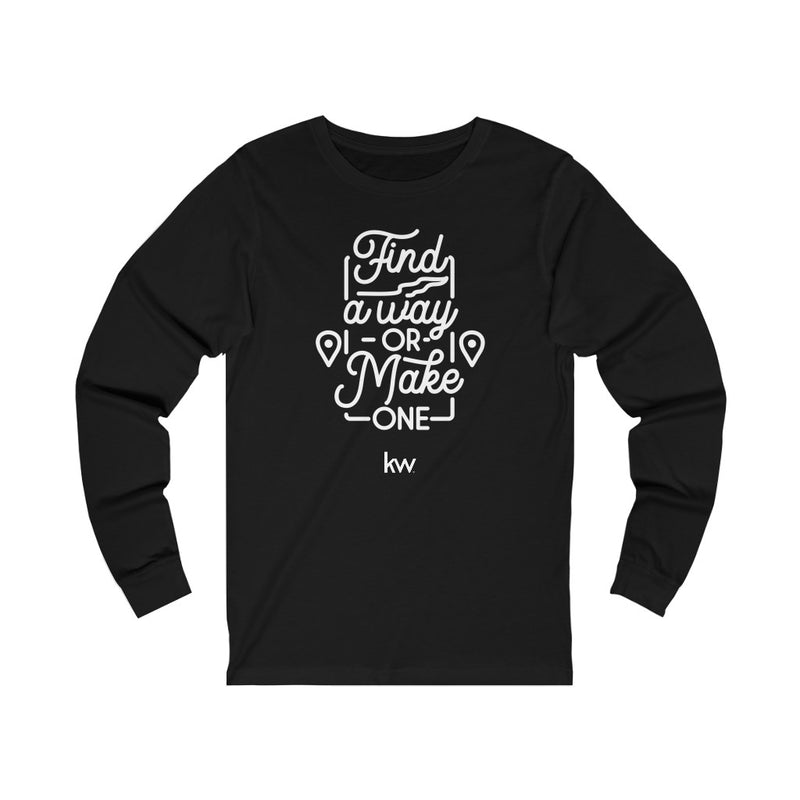 Unisex Jersey Long Sleeve Tee - Find a way or Make one